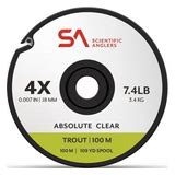 SA Absolute Clear Trout Tippet - 100M