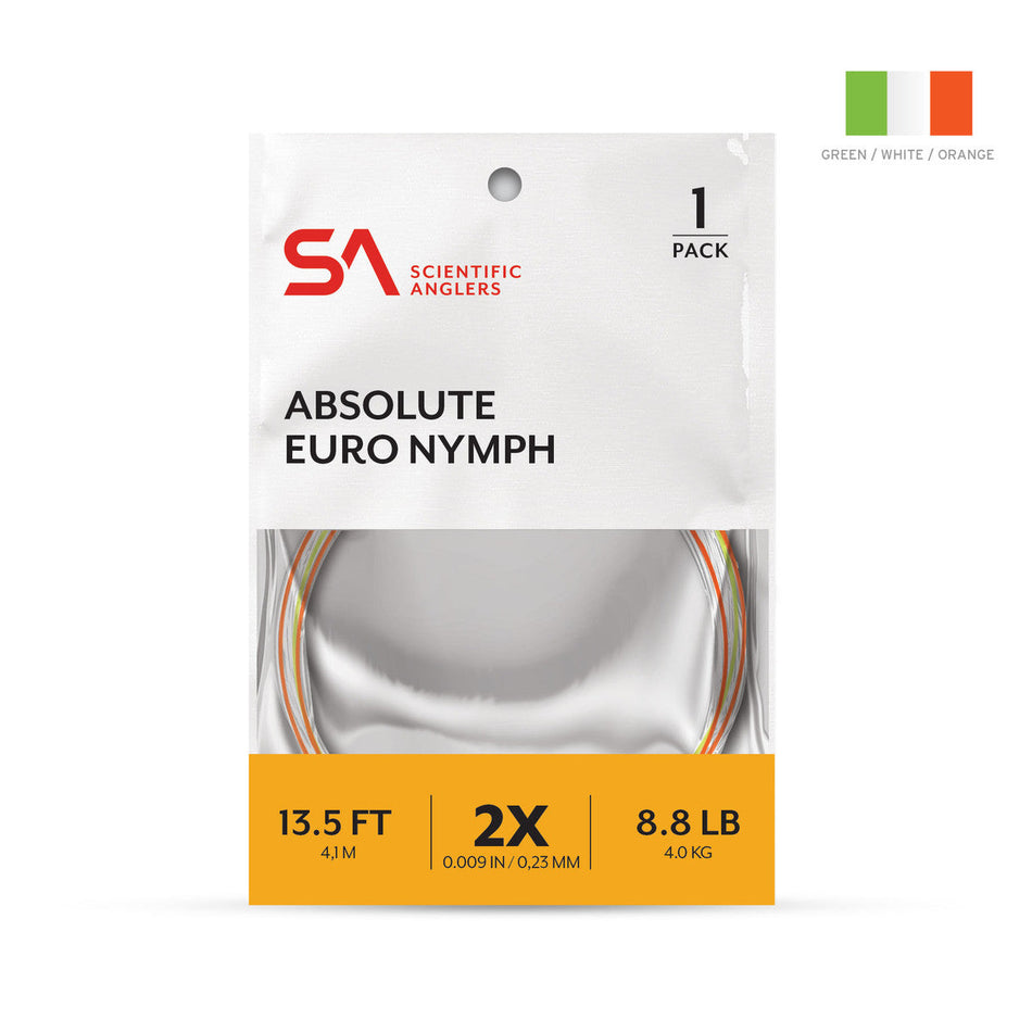 SA Absolute Euro Nymph Leader - Single Pack